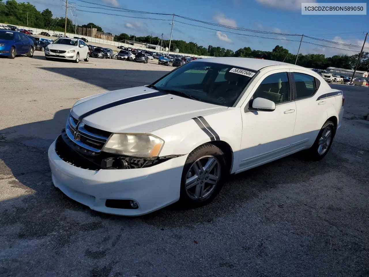 2013 Dodge Avenger Sxt VIN: 1C3CDZCB9DN589050 Lot: 58382506