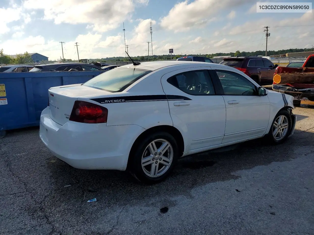 2013 Dodge Avenger Sxt VIN: 1C3CDZCB9DN589050 Lot: 58382506