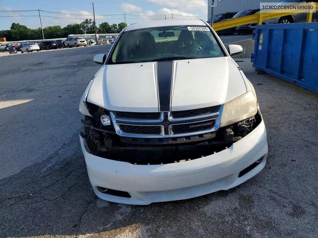 2013 Dodge Avenger Sxt VIN: 1C3CDZCB9DN589050 Lot: 58382506