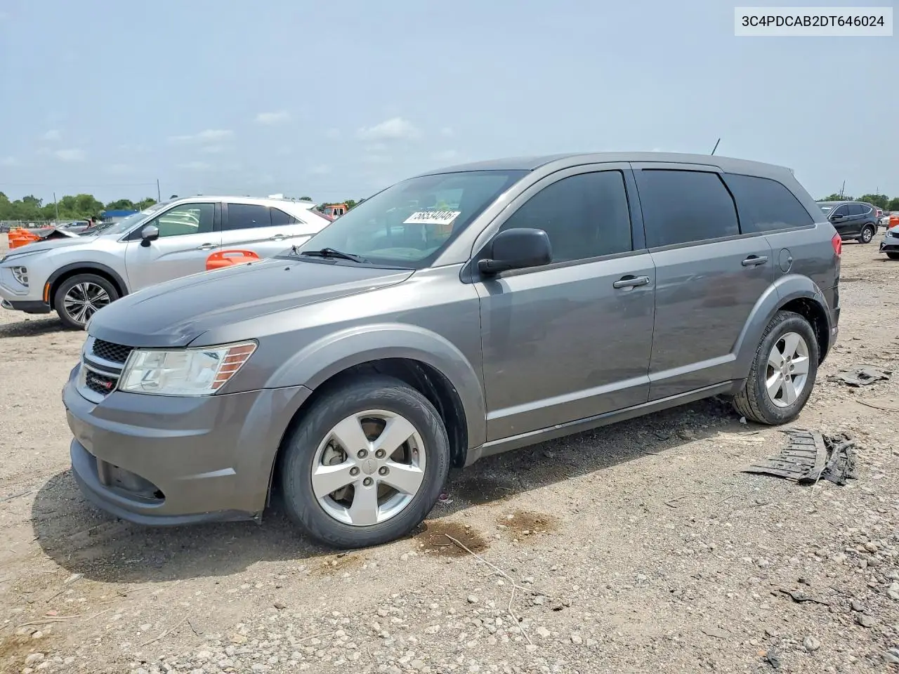 2013 Dodge Journey Se VIN: 3C4PDCAB2DT646024 Lot: 58534046