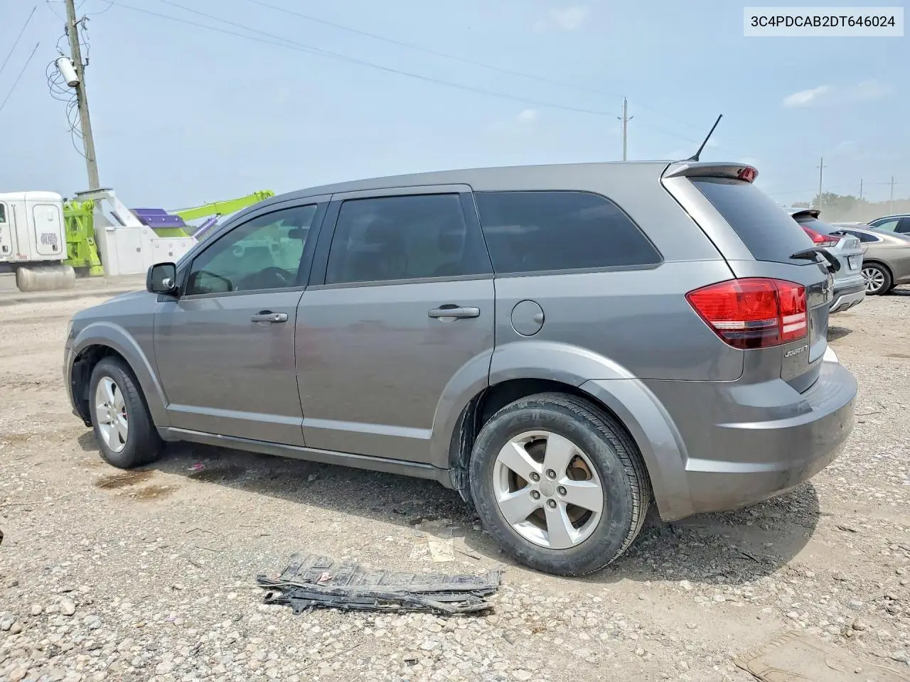 2013 Dodge Journey Se VIN: 3C4PDCAB2DT646024 Lot: 58534046