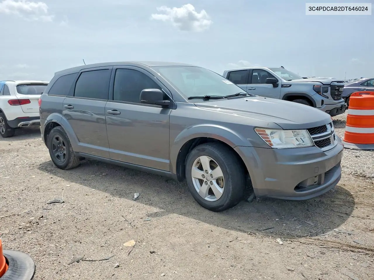 2013 Dodge Journey Se VIN: 3C4PDCAB2DT646024 Lot: 58534046