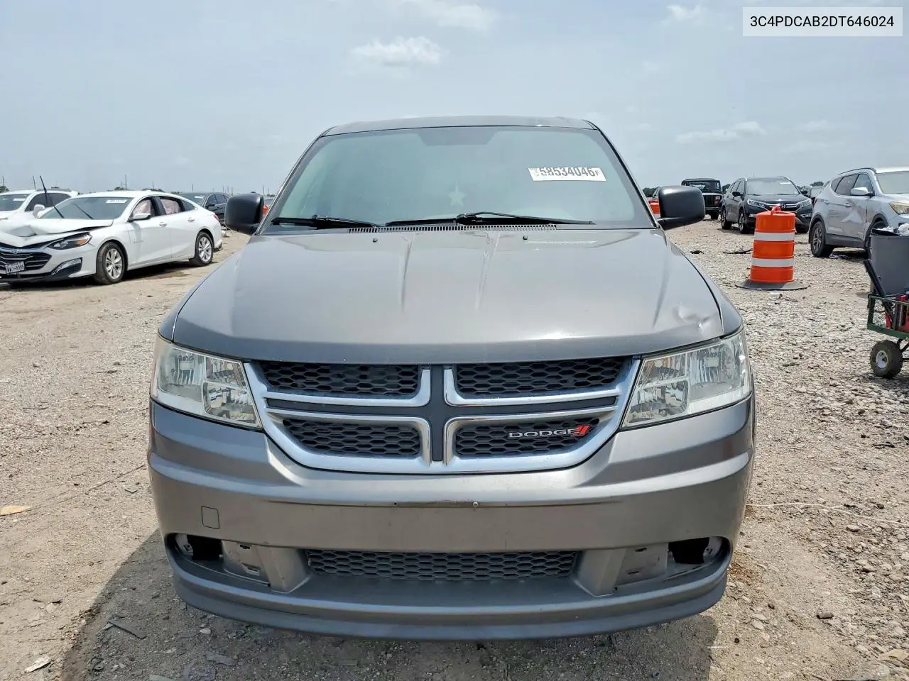 2013 Dodge Journey Se VIN: 3C4PDCAB2DT646024 Lot: 58534046