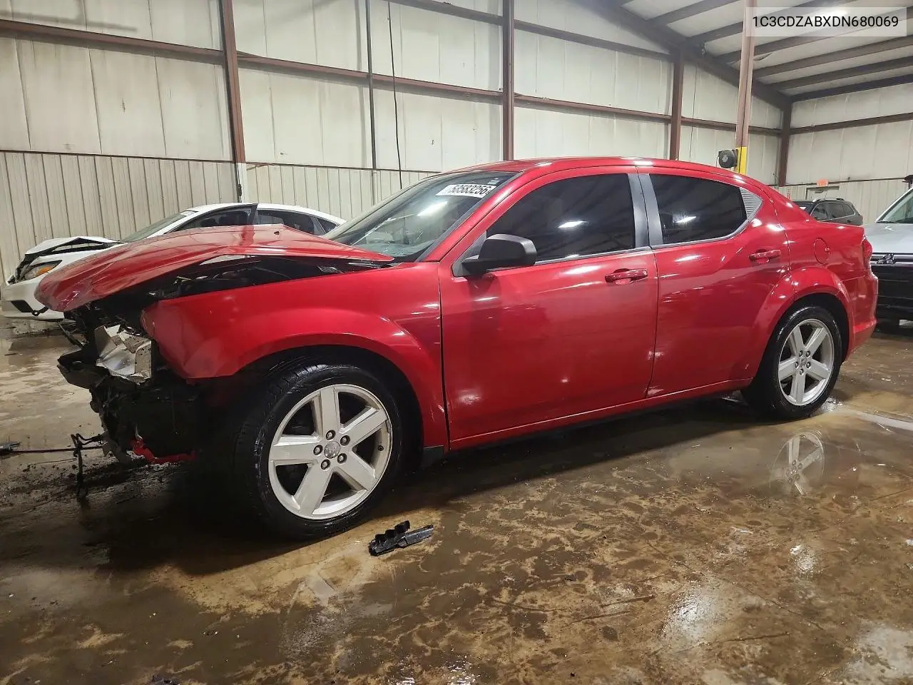 2013 Dodge Avenger Se VIN: 1C3CDZABXDN680069 Lot: 58583256