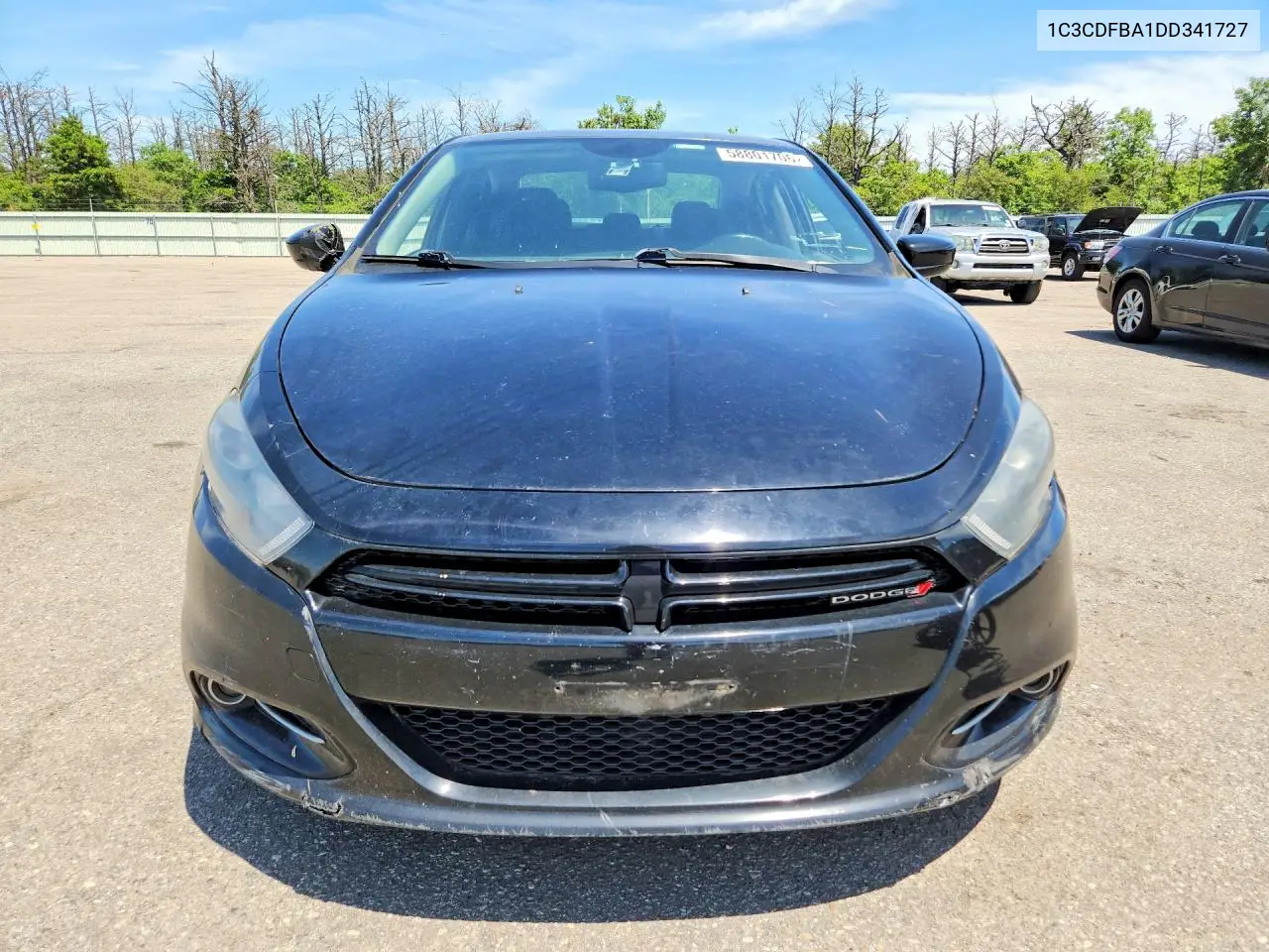 2013 Dodge Dart Sxt VIN: 1C3CDFBA1DD341727 Lot: 58801706