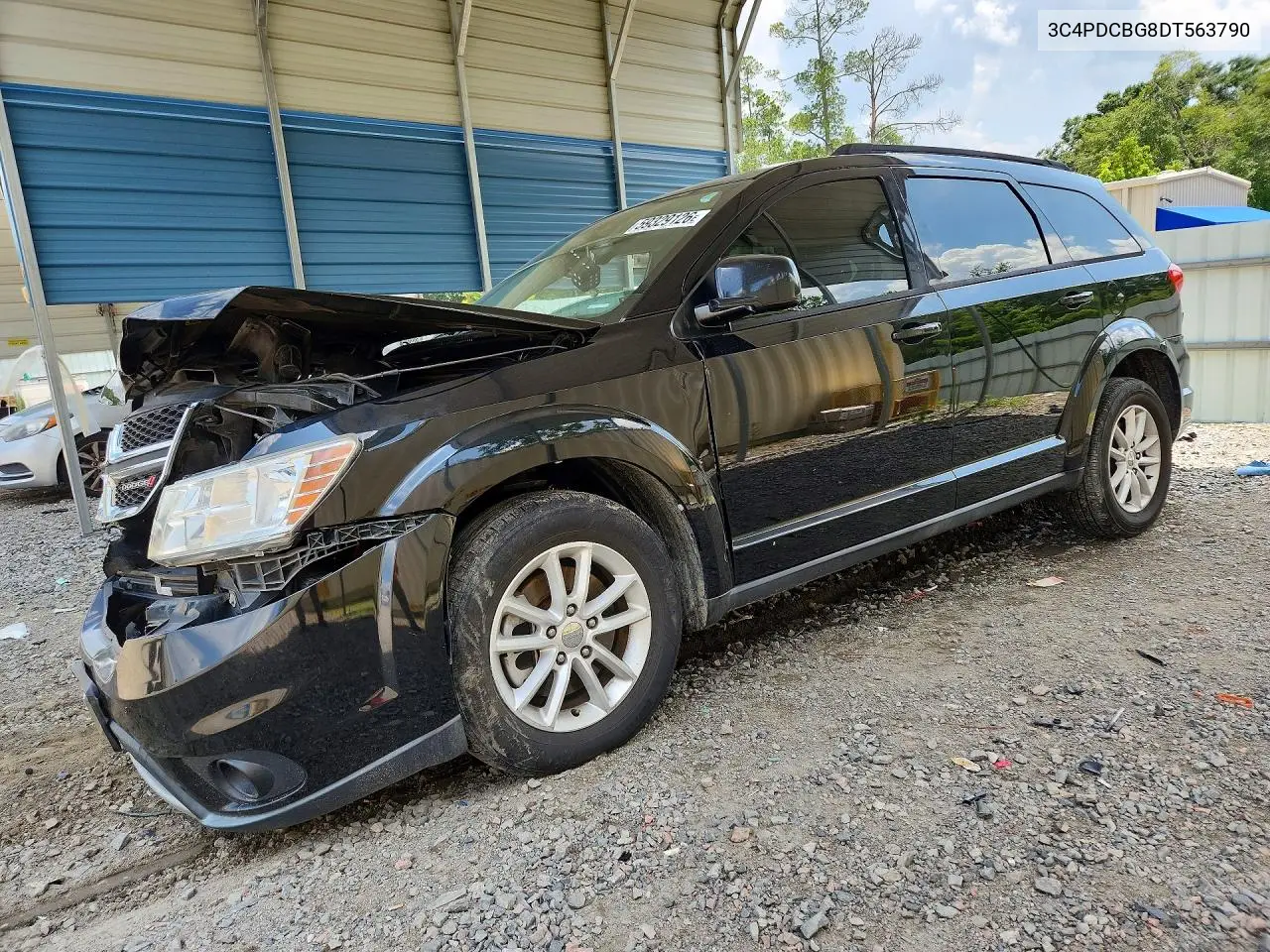 2013 Dodge Journey Sxt VIN: 3C4PDCBG8DT563790 Lot: 59329126