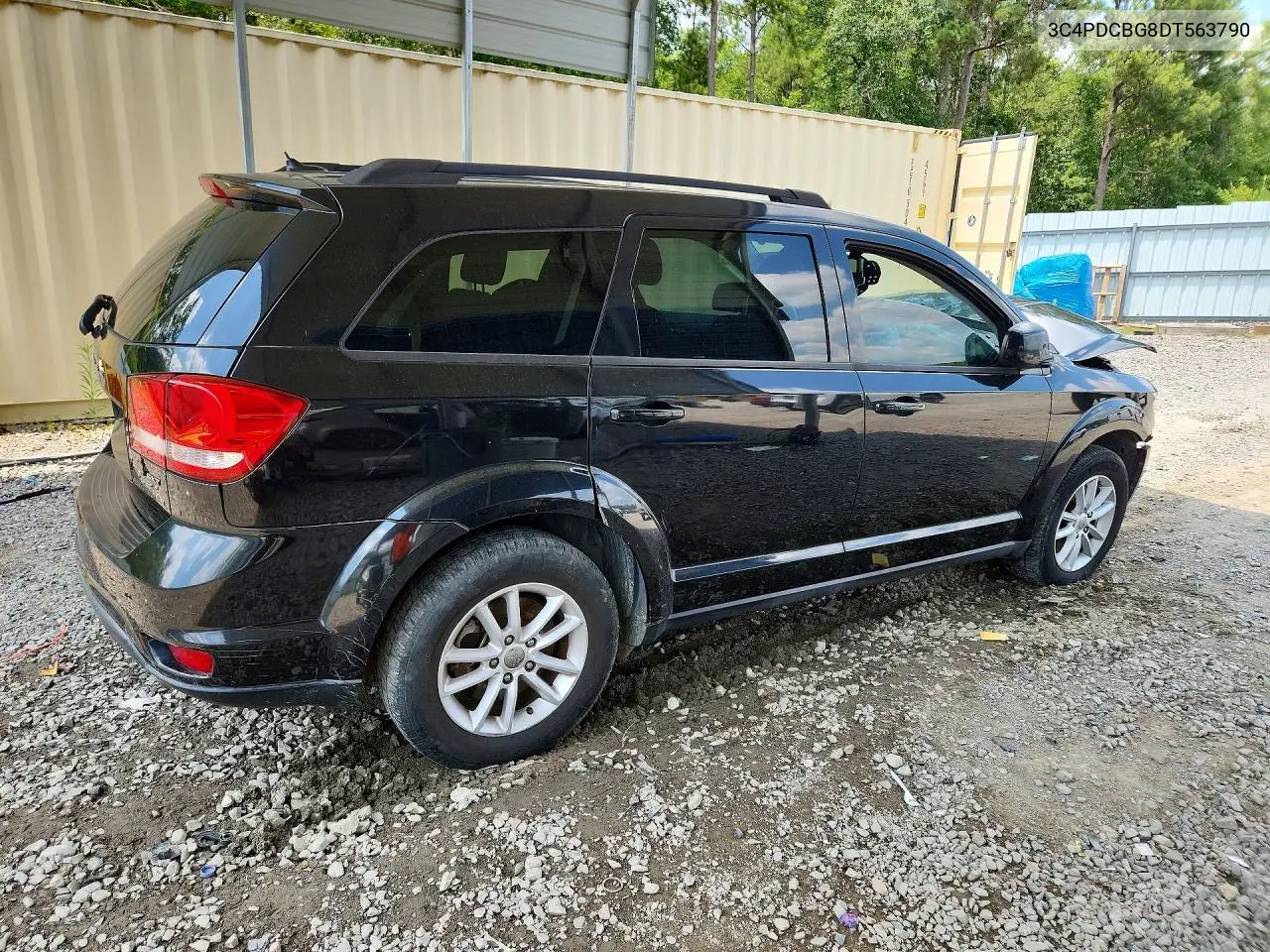 2013 Dodge Journey Sxt VIN: 3C4PDCBG8DT563790 Lot: 59329126