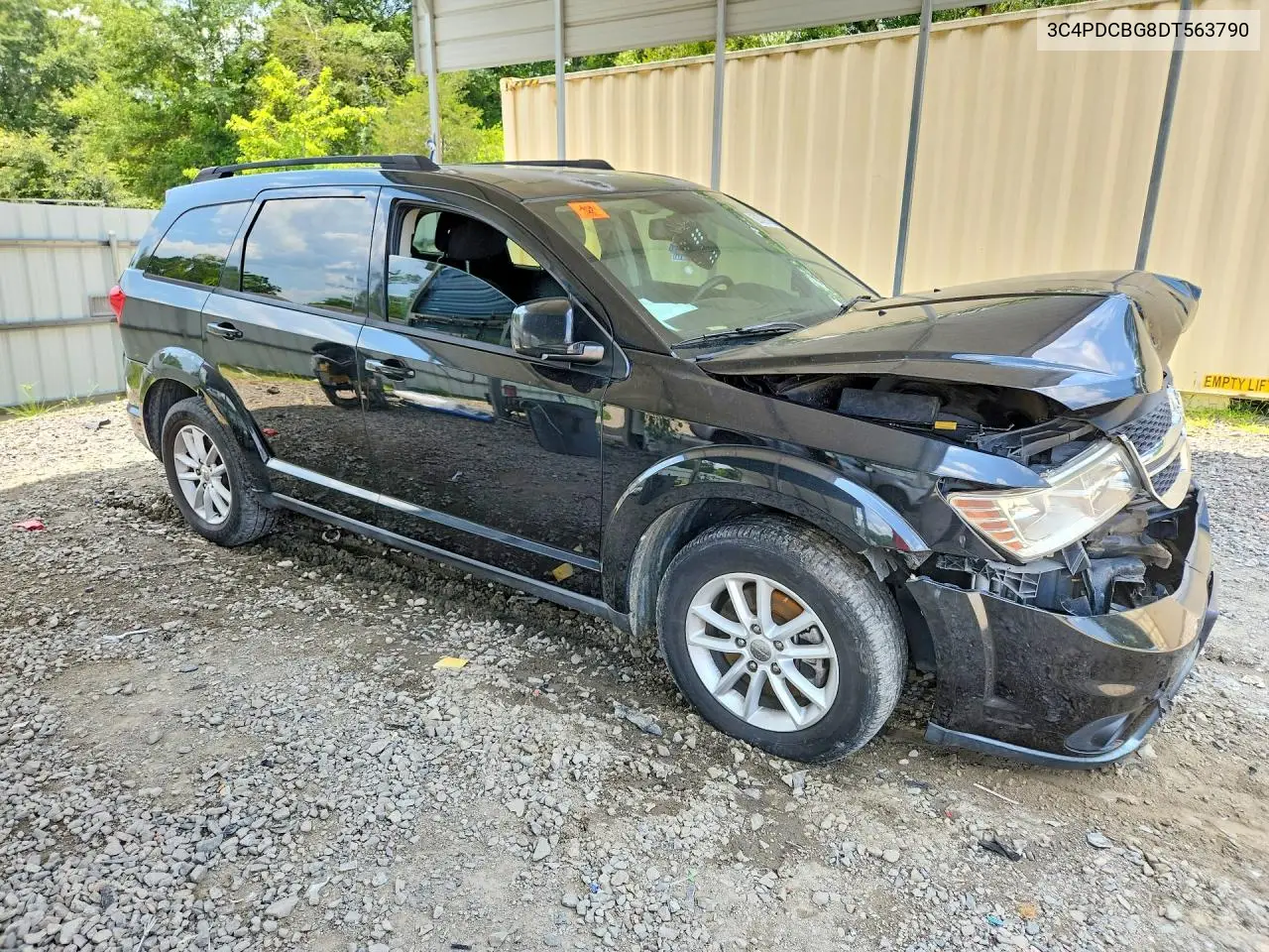 2013 Dodge Journey Sxt VIN: 3C4PDCBG8DT563790 Lot: 59329126