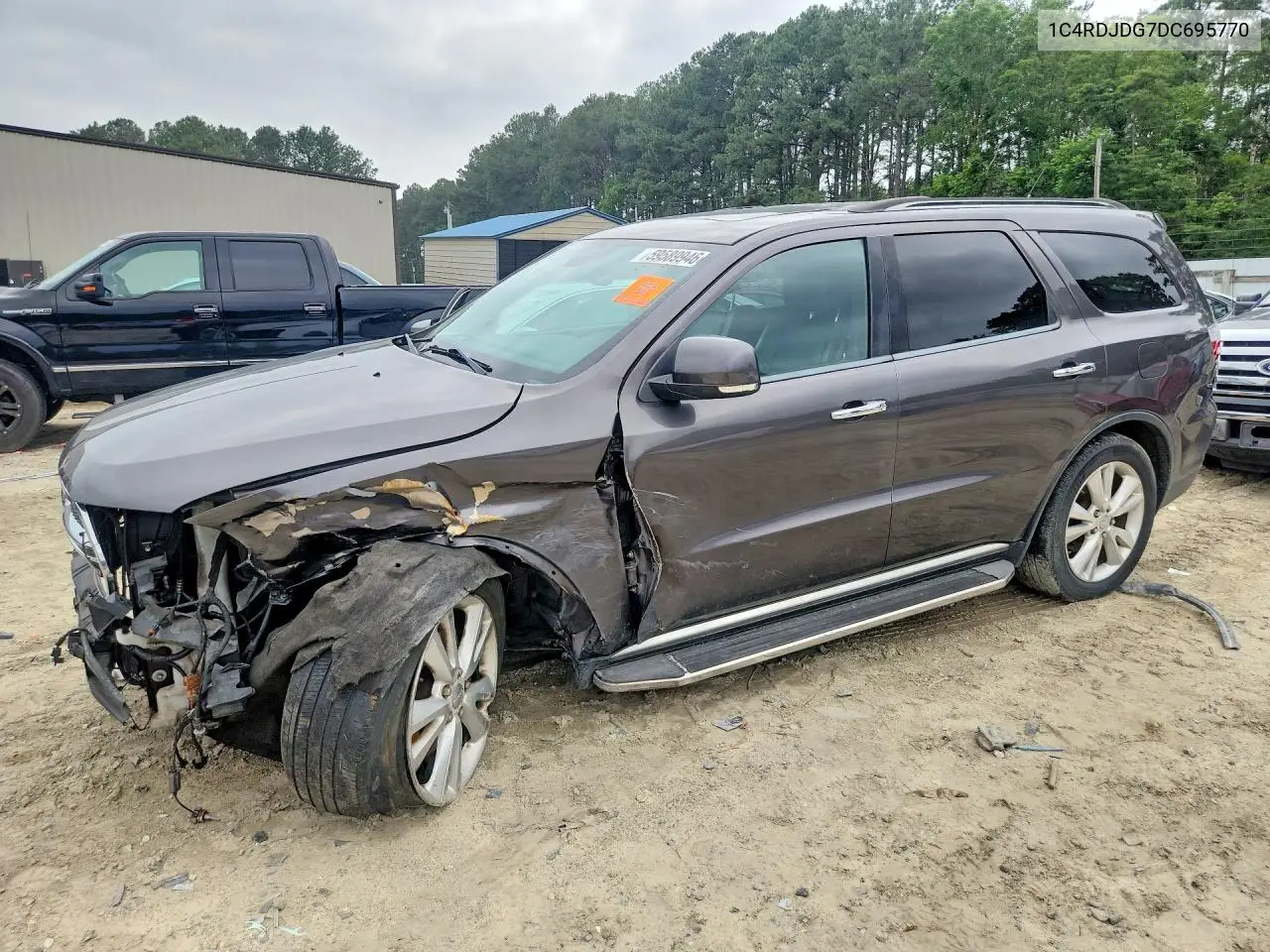 2013 Dodge Durango Crew VIN: 1C4RDJDG7DC695770 Lot: 59589946