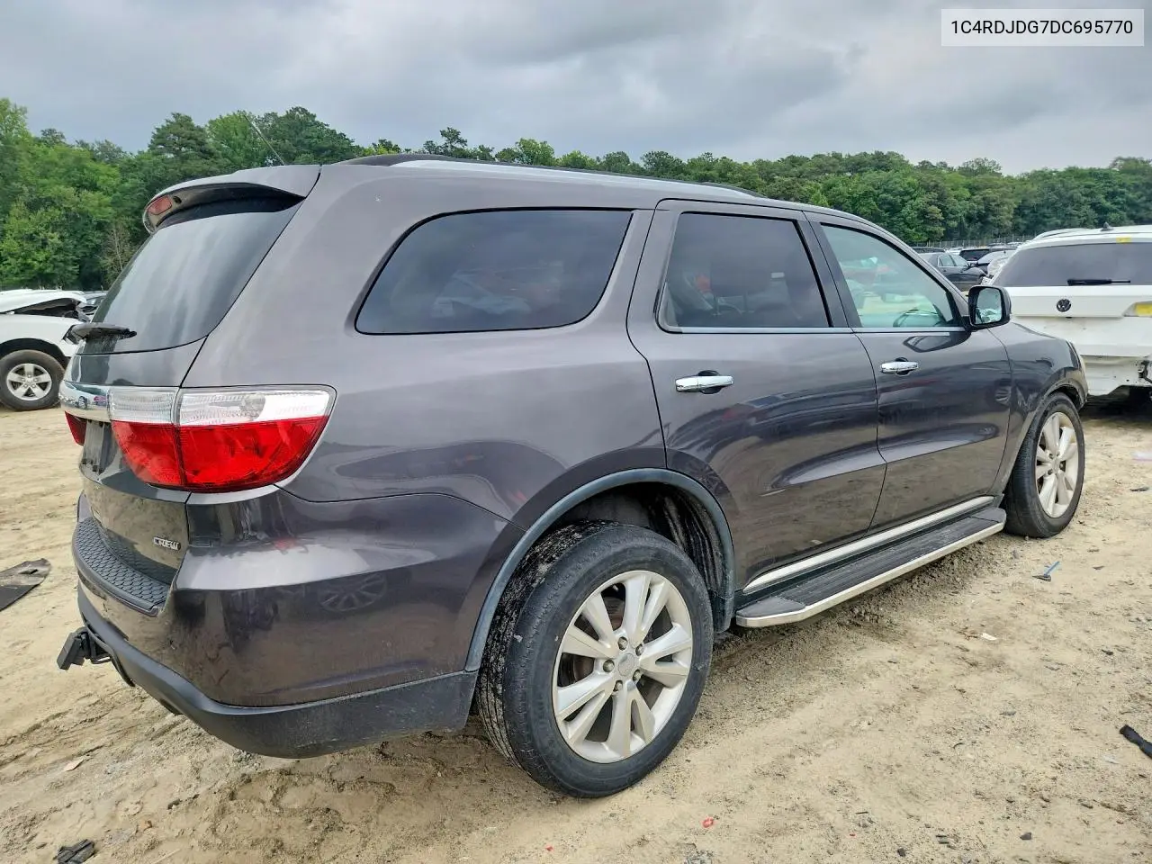 2013 Dodge Durango Crew VIN: 1C4RDJDG7DC695770 Lot: 59589946