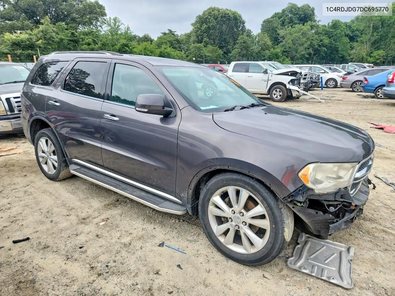 2013 Dodge Durango Crew VIN: 1C4RDJDG7DC695770 Lot: 59589946