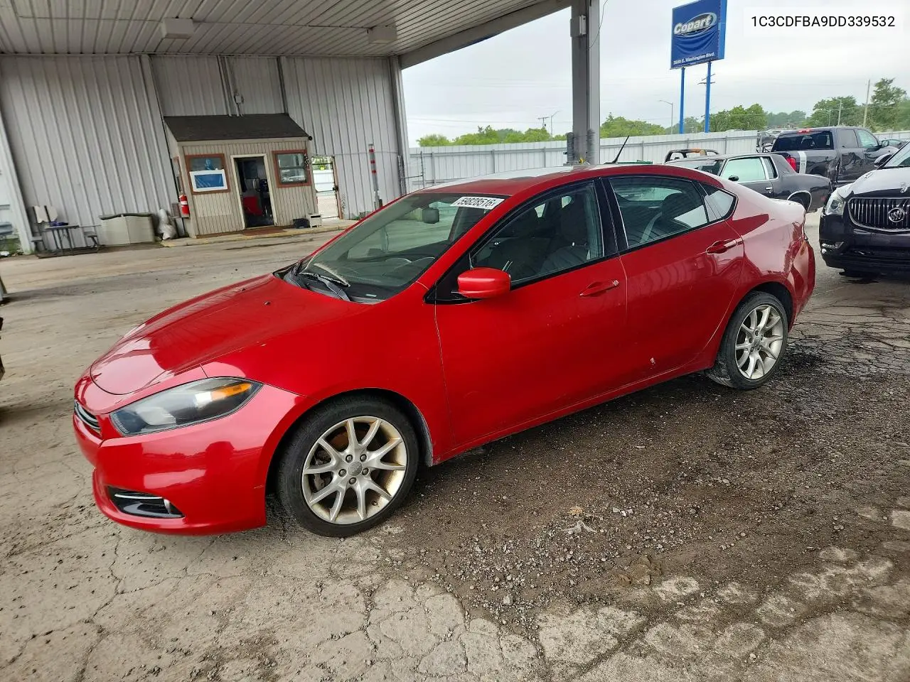 2013 Dodge Dart Sxt VIN: 1C3CDFBA9DD339532 Lot: 59828516