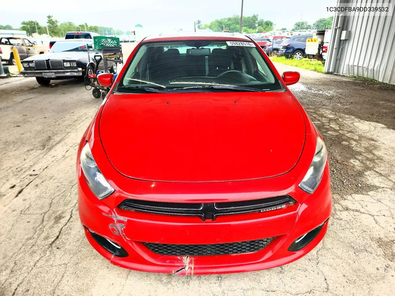 2013 Dodge Dart Sxt VIN: 1C3CDFBA9DD339532 Lot: 59828516
