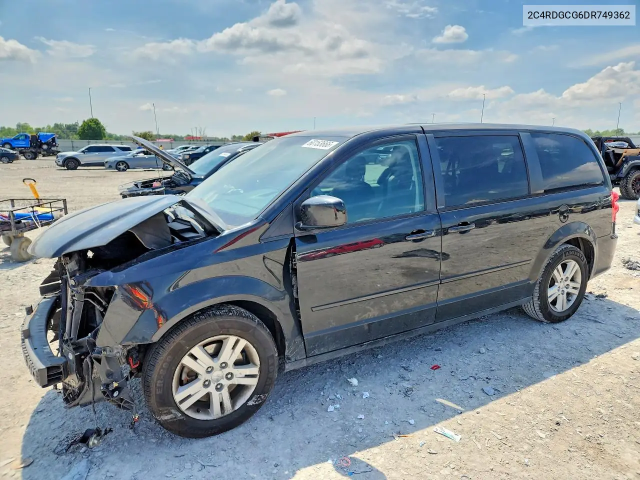 2013 Dodge Grand Caravan Sxt VIN: 2C4RDGCG6DR749362 Lot: 60153666
