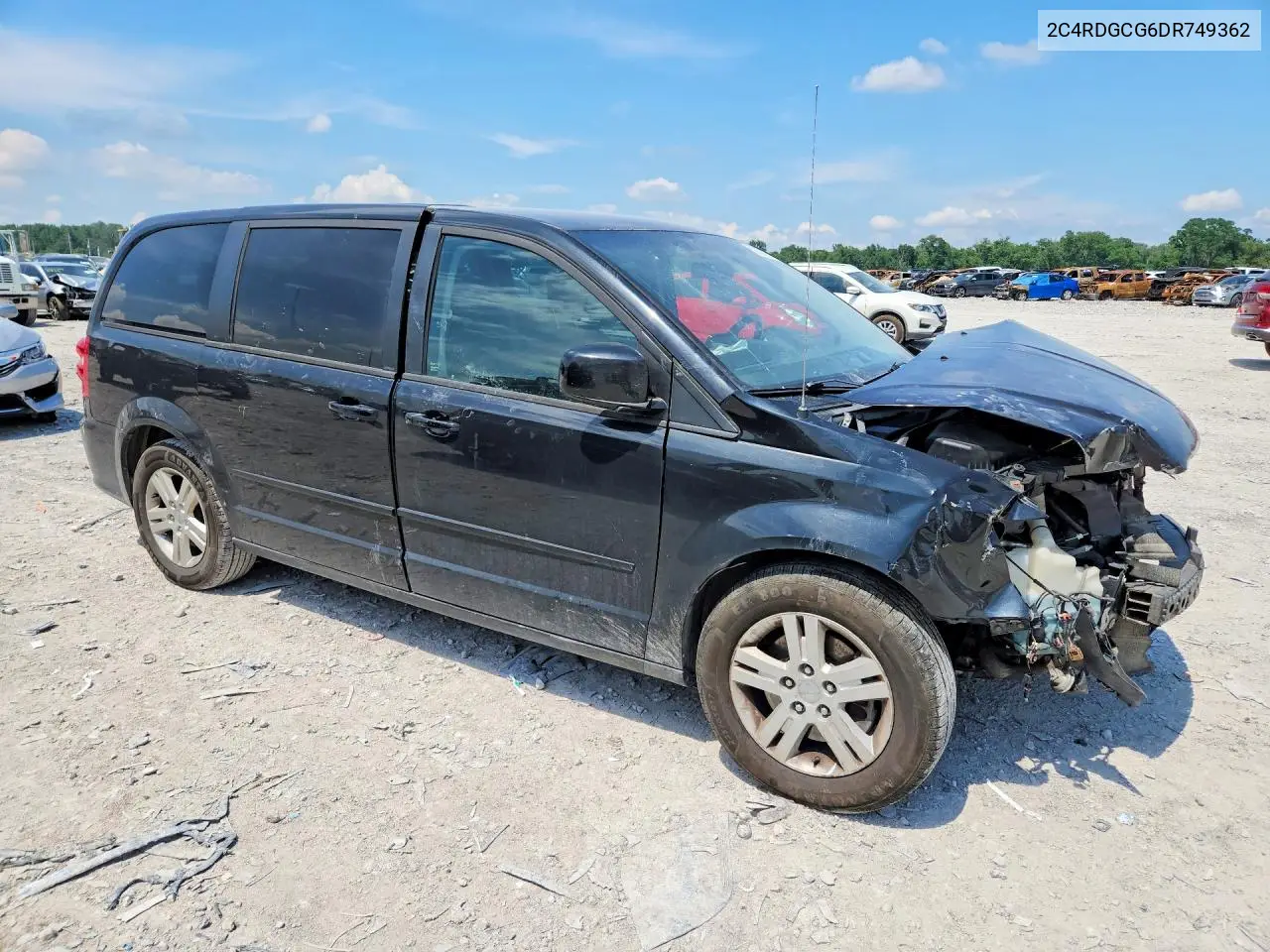 2013 Dodge Grand Caravan Sxt VIN: 2C4RDGCG6DR749362 Lot: 60153666
