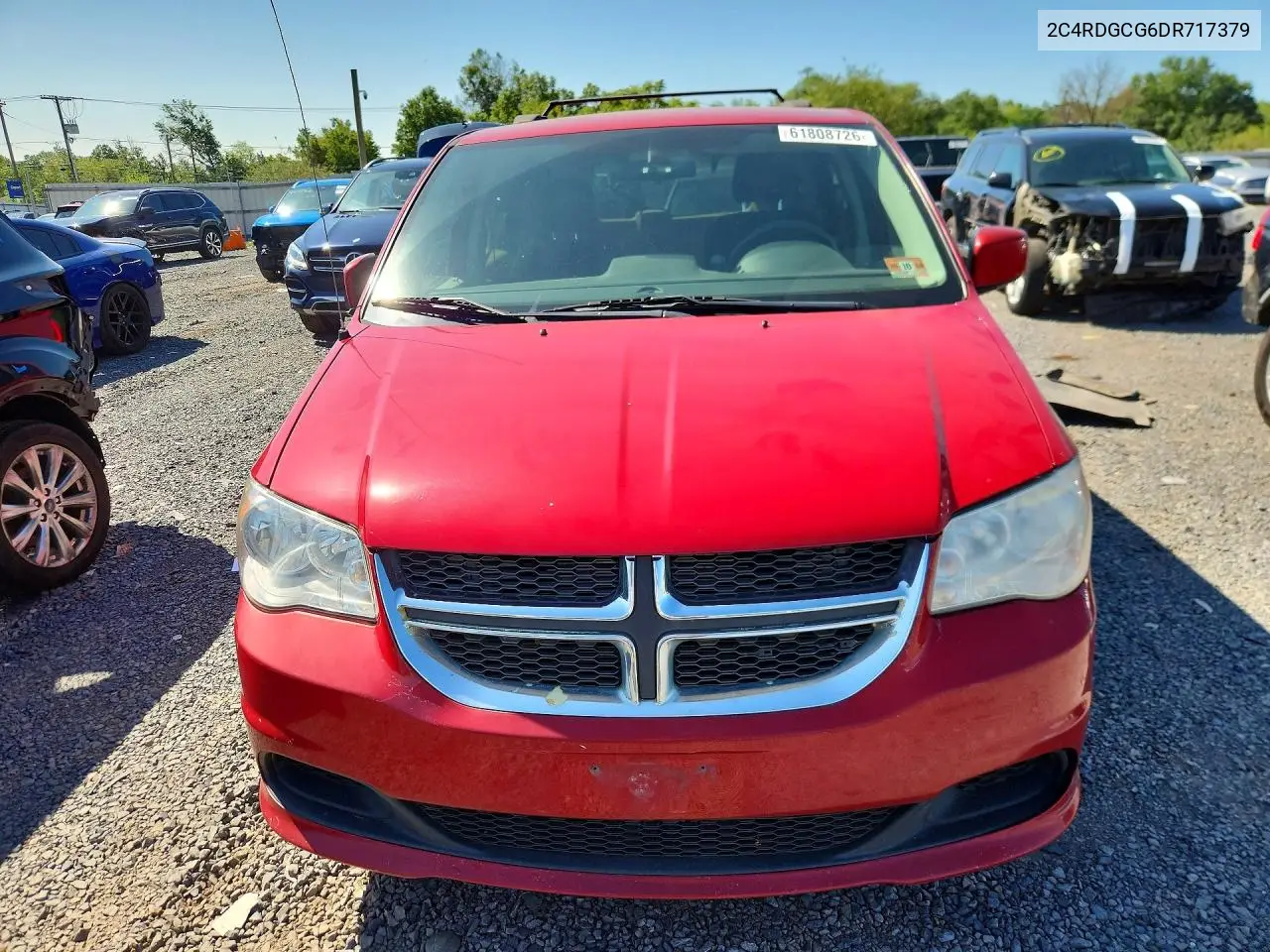 2013 Dodge Grand Caravan Sxt VIN: 2C4RDGCG6DR717379 Lot: 61808726