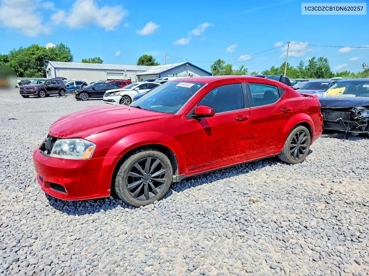 2013 Dodge Avenger Sxt VIN: 1C3CDZCB1DN620257 Lot: 85448565