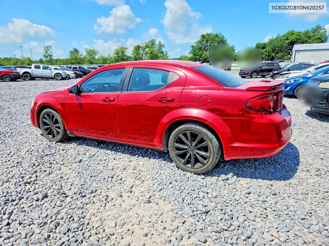 2013 Dodge Avenger Sxt VIN: 1C3CDZCB1DN620257 Lot: 85448565