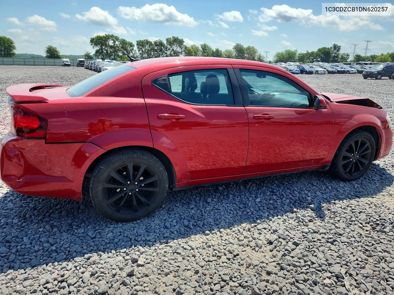 2013 Dodge Avenger Sxt VIN: 1C3CDZCB1DN620257 Lot: 85448565