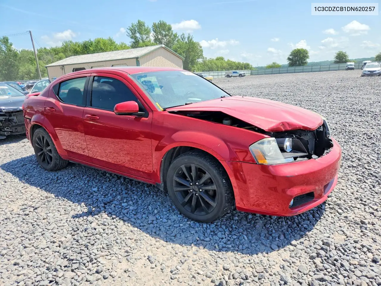 2013 Dodge Avenger Sxt VIN: 1C3CDZCB1DN620257 Lot: 85448565