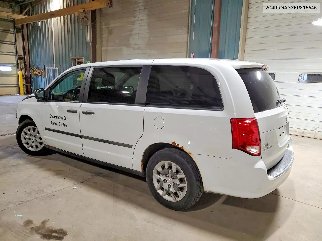 2014 Dodge Ram Wagon VIN: 2C4RRGAGXER315645 Lot: 54676976