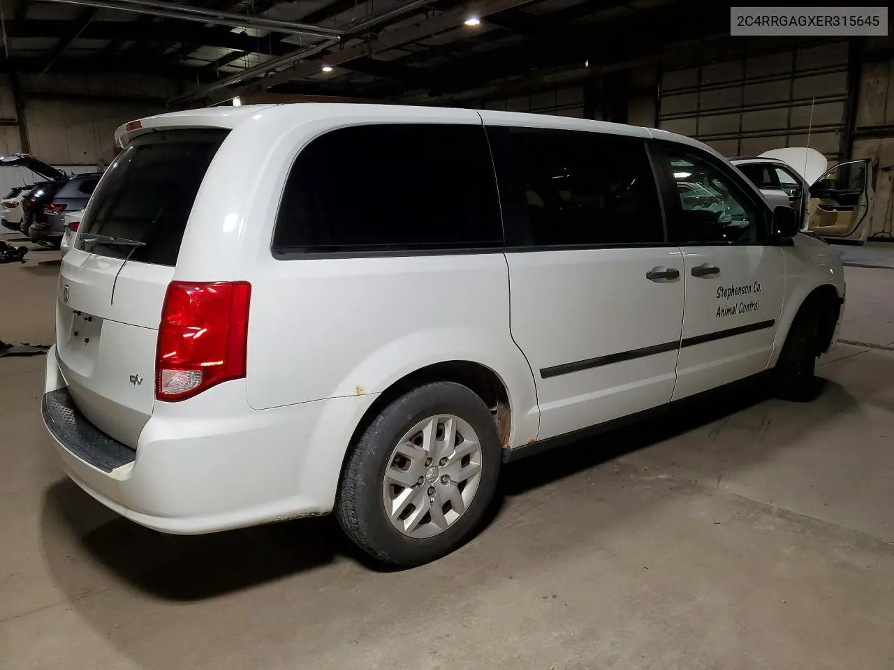 2014 Dodge Ram Wagon VIN: 2C4RRGAGXER315645 Lot: 54676976