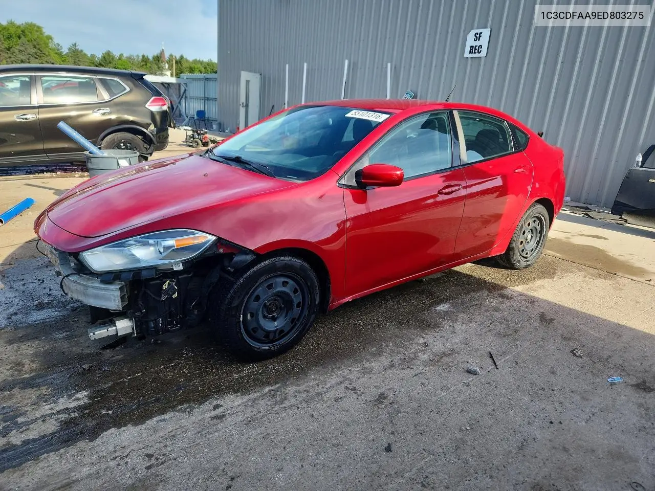 2014 Dodge Dart Se VIN: 1C3CDFAA9ED803275 Lot: 55101316
