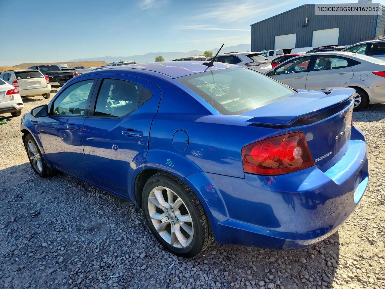2014 Dodge Avenger R VIN: 1C3CDZBG9EN167052 Lot: 55597856