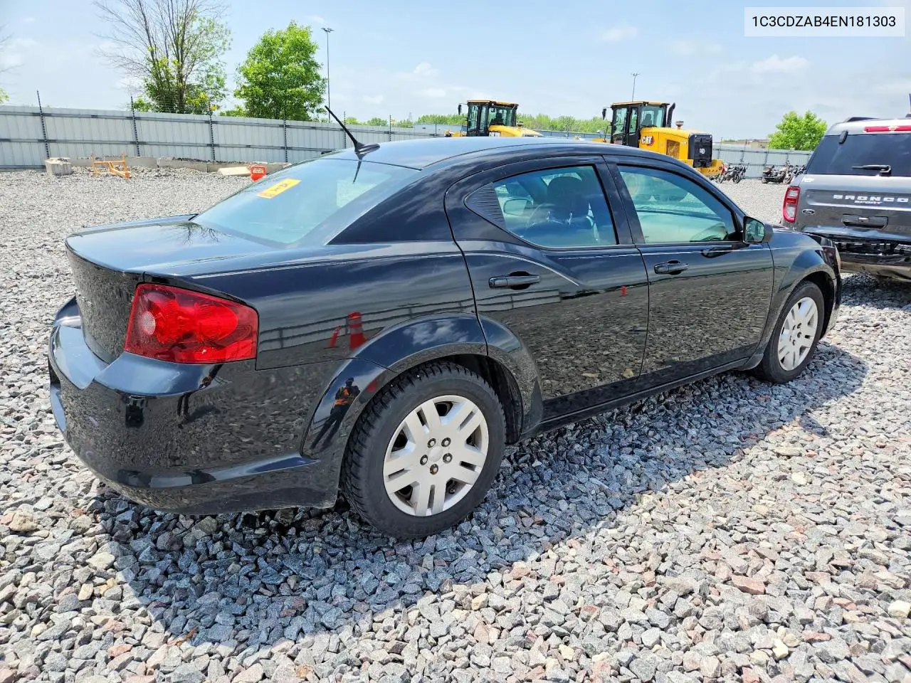 2014 Dodge Avenger Se VIN: 1C3CDZAB4EN181303 Lot: 56774036