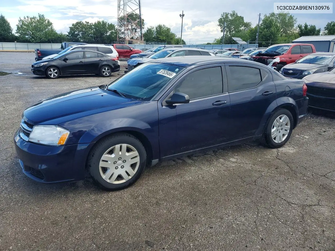 2014 Dodge Avenger Se VIN: 1C3CDZAB9EN130976 Lot: 57528466