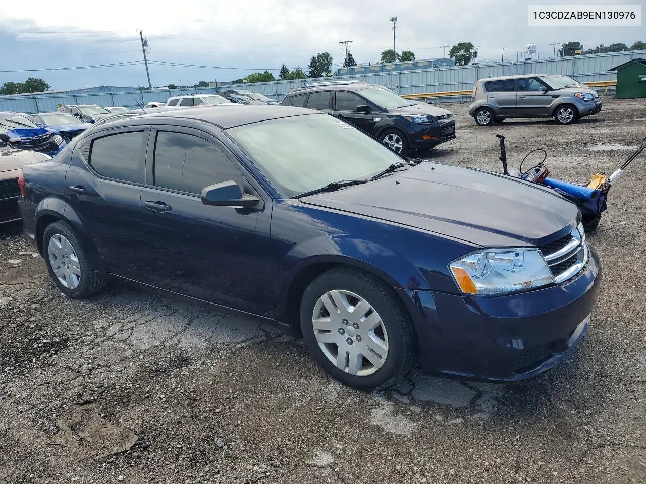 2014 Dodge Avenger Se VIN: 1C3CDZAB9EN130976 Lot: 57528466