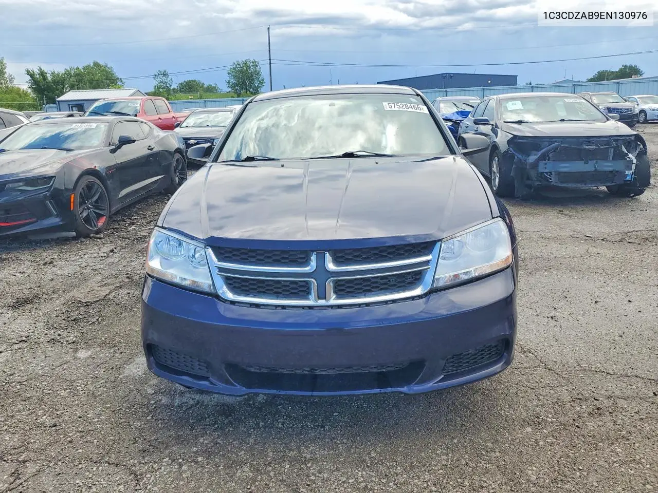 2014 Dodge Avenger Se VIN: 1C3CDZAB9EN130976 Lot: 57528466