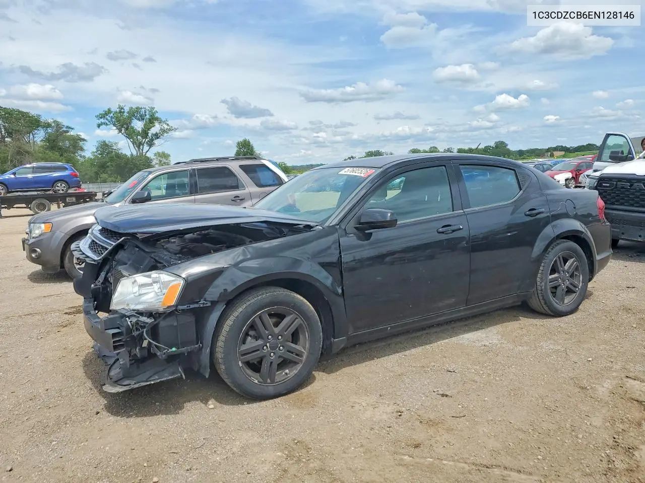 2014 Dodge Avenger Sxt VIN: 1C3CDZCB6EN128146 Lot: 57605526