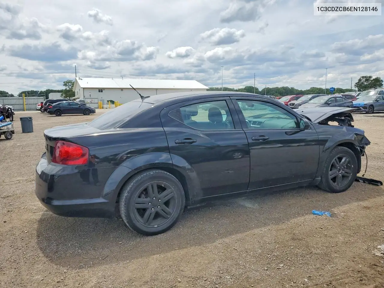 2014 Dodge Avenger Sxt VIN: 1C3CDZCB6EN128146 Lot: 57605526