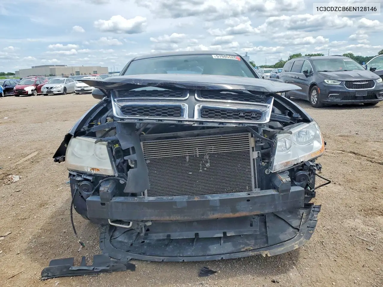 2014 Dodge Avenger Sxt VIN: 1C3CDZCB6EN128146 Lot: 57605526