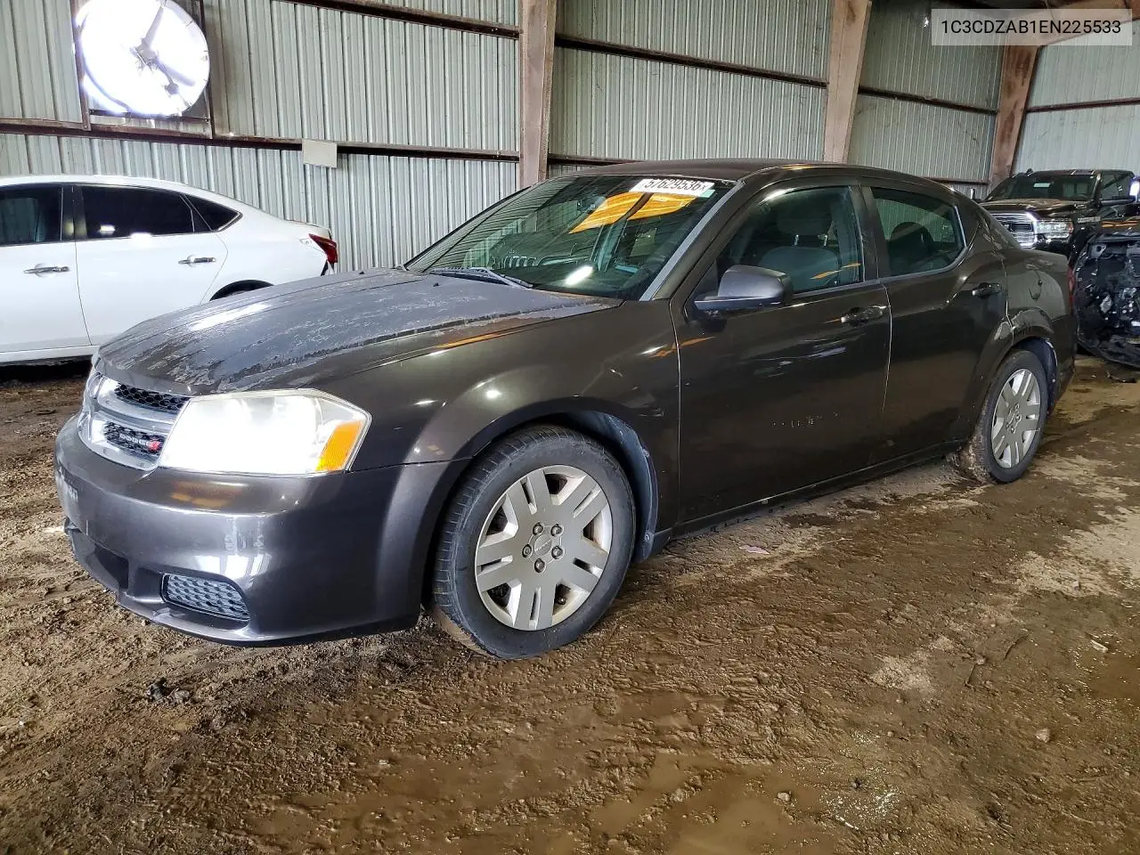 2014 Dodge Avenger Se VIN: 1C3CDZAB1EN225533 Lot: 57629536