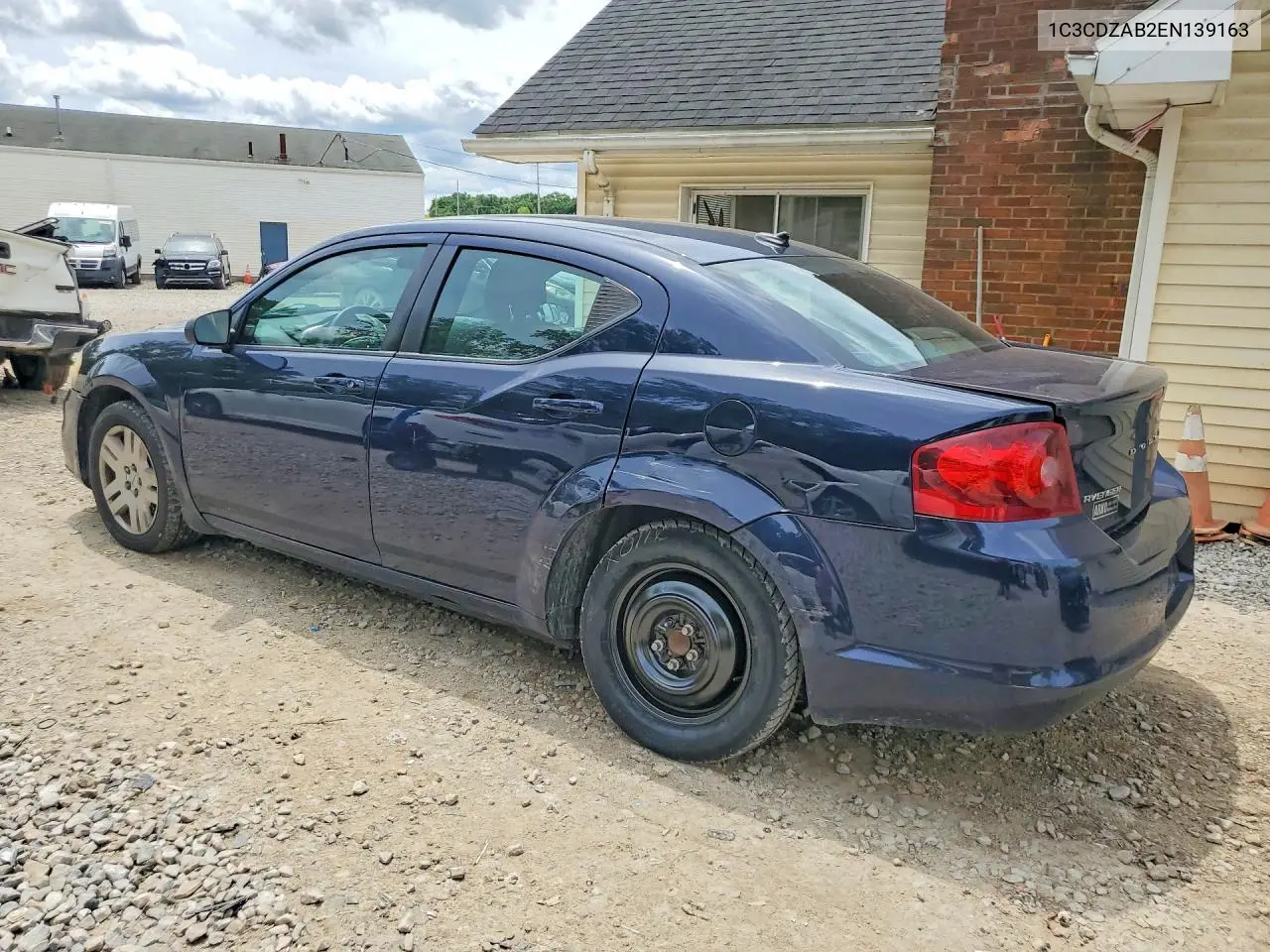 2014 Dodge Avenger Se VIN: 1C3CDZAB2EN139163 Lot: 57731666