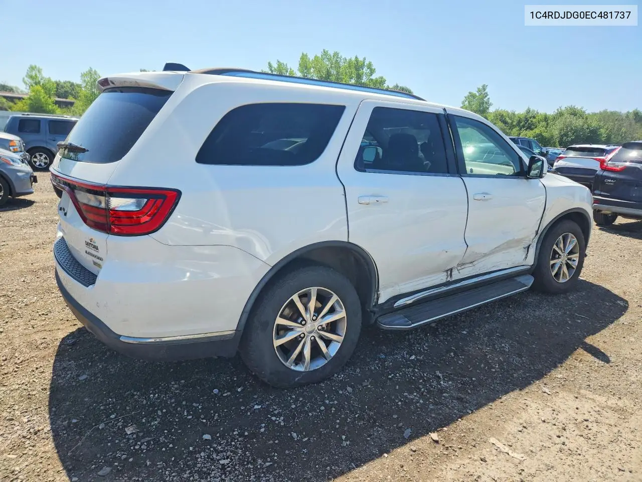 2014 Dodge Durango Limited VIN: 1C4RDJDG0EC481737 Lot: 58326606