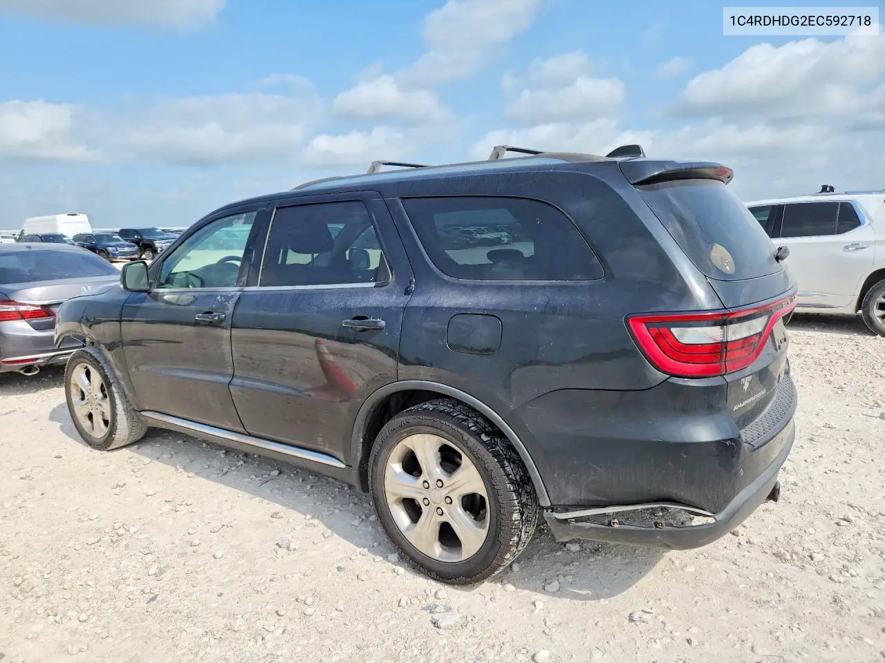 2014 Dodge Durango Limited VIN: 1C4RDHDG2EC592718 Lot: 58378116