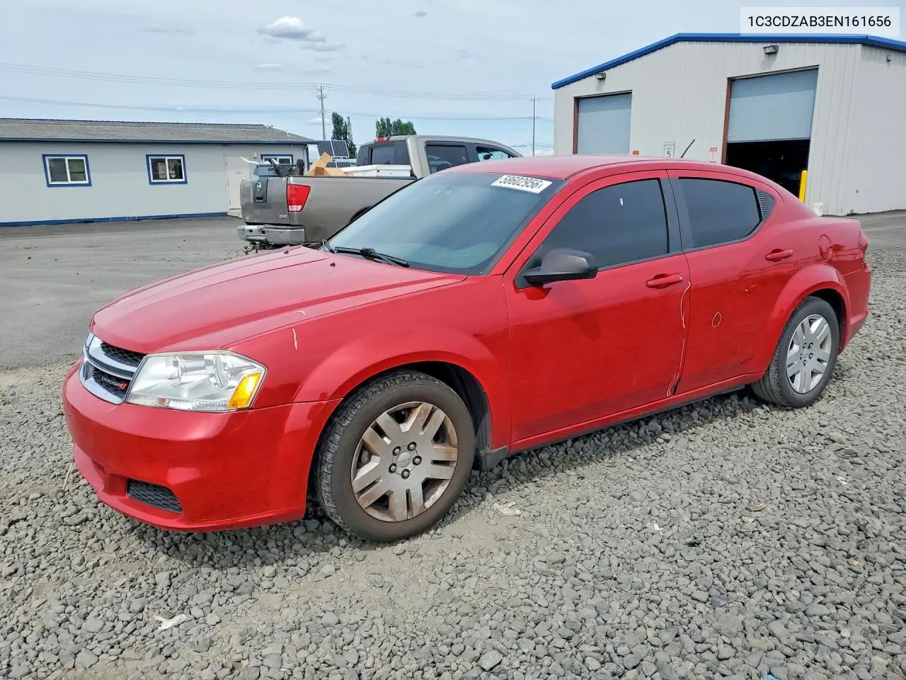 2014 Dodge Avenger Se VIN: 1C3CDZAB3EN161656 Lot: 58602956