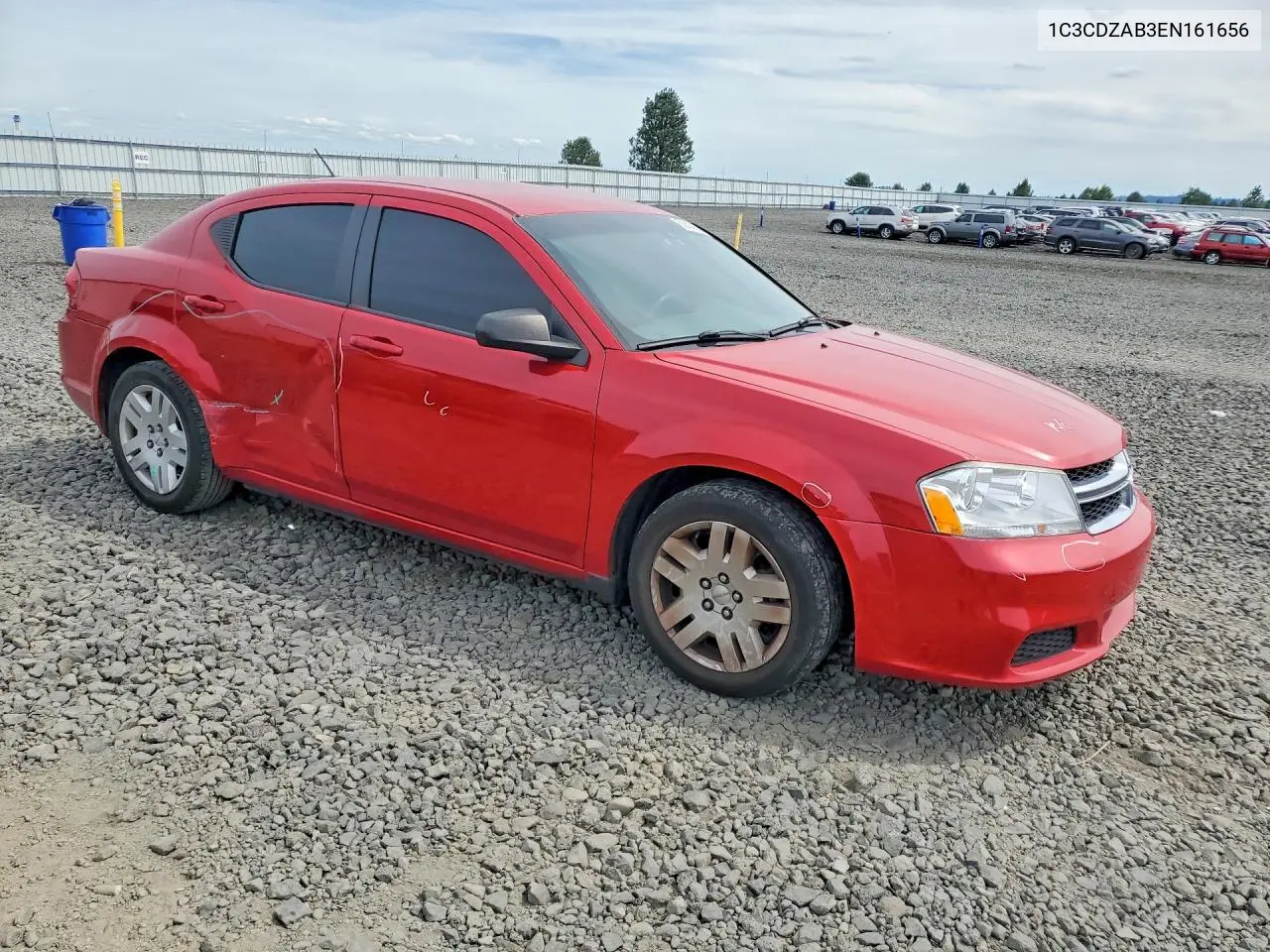 2014 Dodge Avenger Se VIN: 1C3CDZAB3EN161656 Lot: 58602956