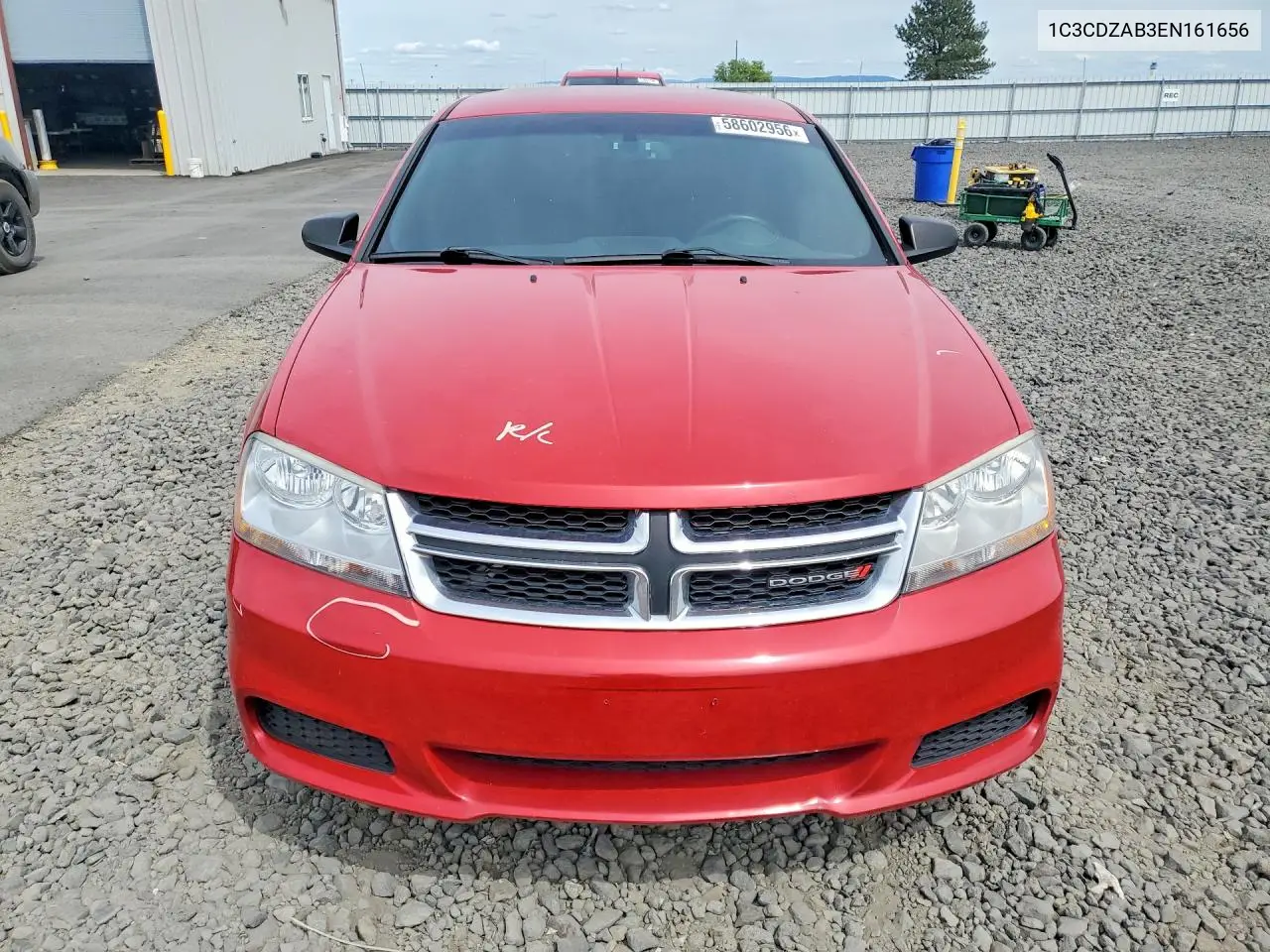 2014 Dodge Avenger Se VIN: 1C3CDZAB3EN161656 Lot: 58602956
