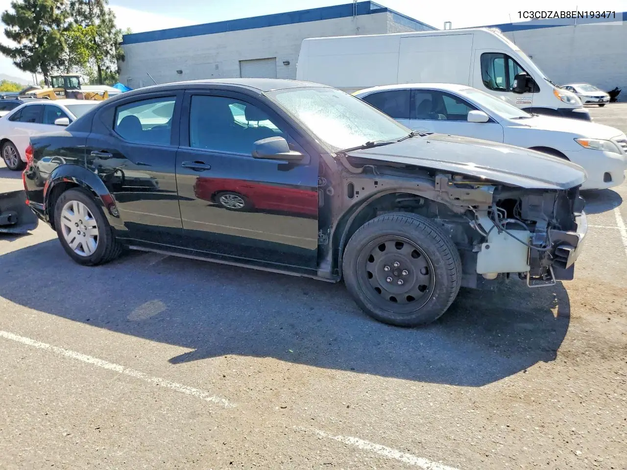 2014 Dodge Avenger Se VIN: 1C3CDZAB8EN193471 Lot: 58629616