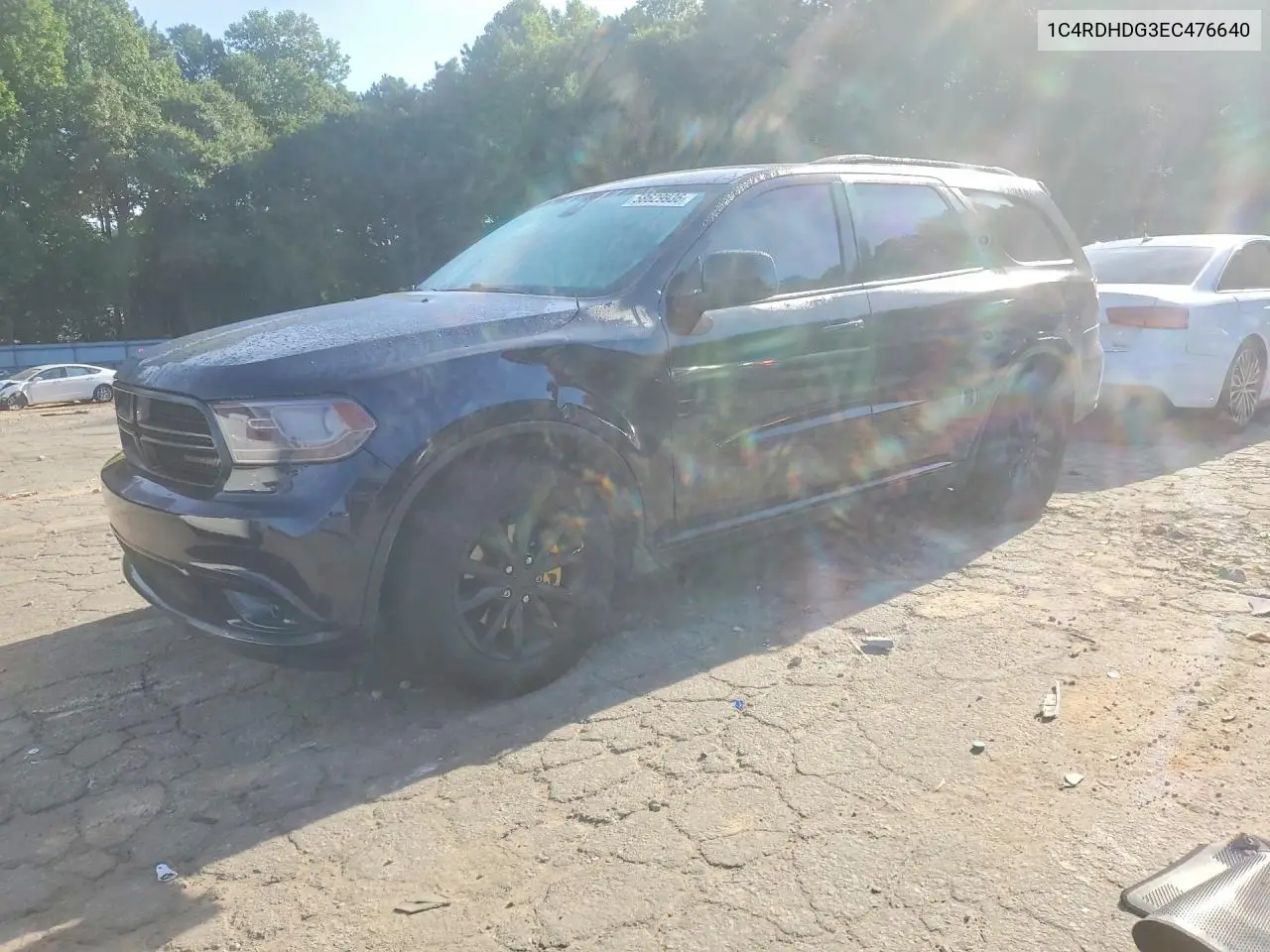 2014 Dodge Durango Limited VIN: 1C4RDHDG3EC476640 Lot: 58629936