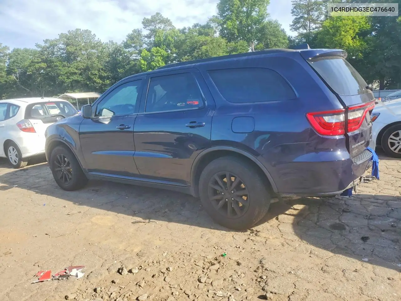 2014 Dodge Durango Limited VIN: 1C4RDHDG3EC476640 Lot: 58629936