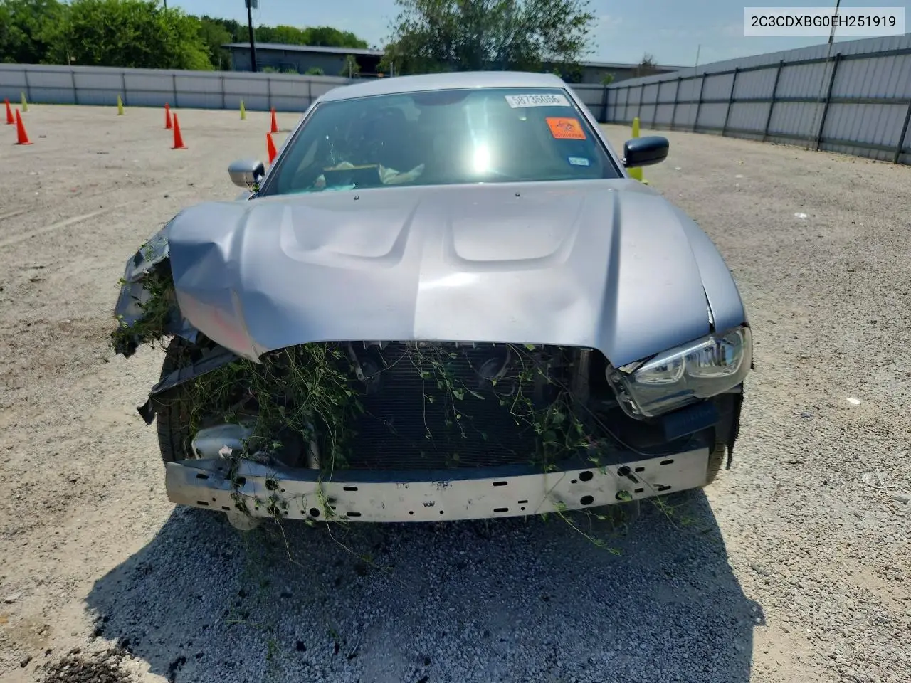 2014 Dodge Charger Se VIN: 2C3CDXBG0EH251919 Lot: 58735056