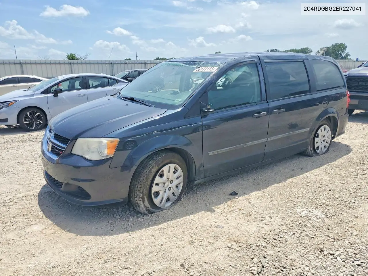 2014 Dodge Grand Caravan Se VIN: 2C4RDGBG2ER227041 Lot: 59177176