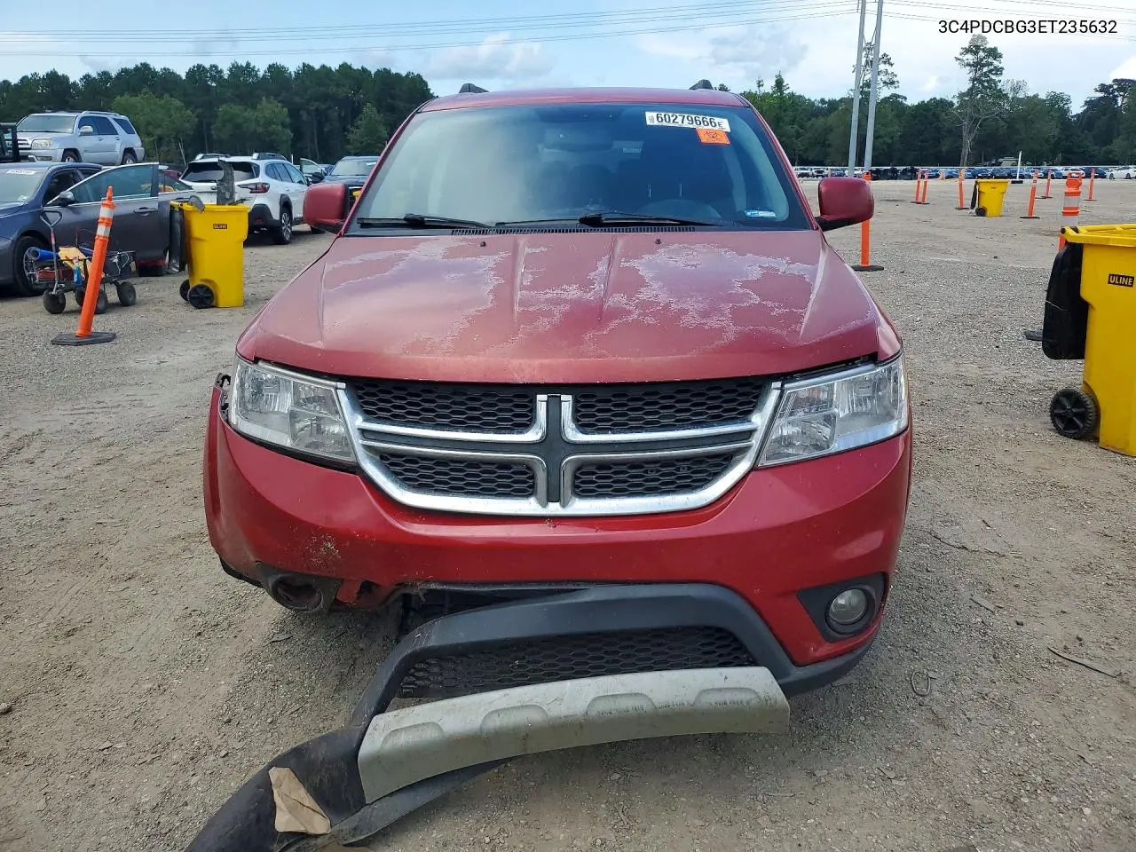 2014 Dodge Journey Sxt VIN: 3C4PDCBG3ET235632 Lot: 60279666