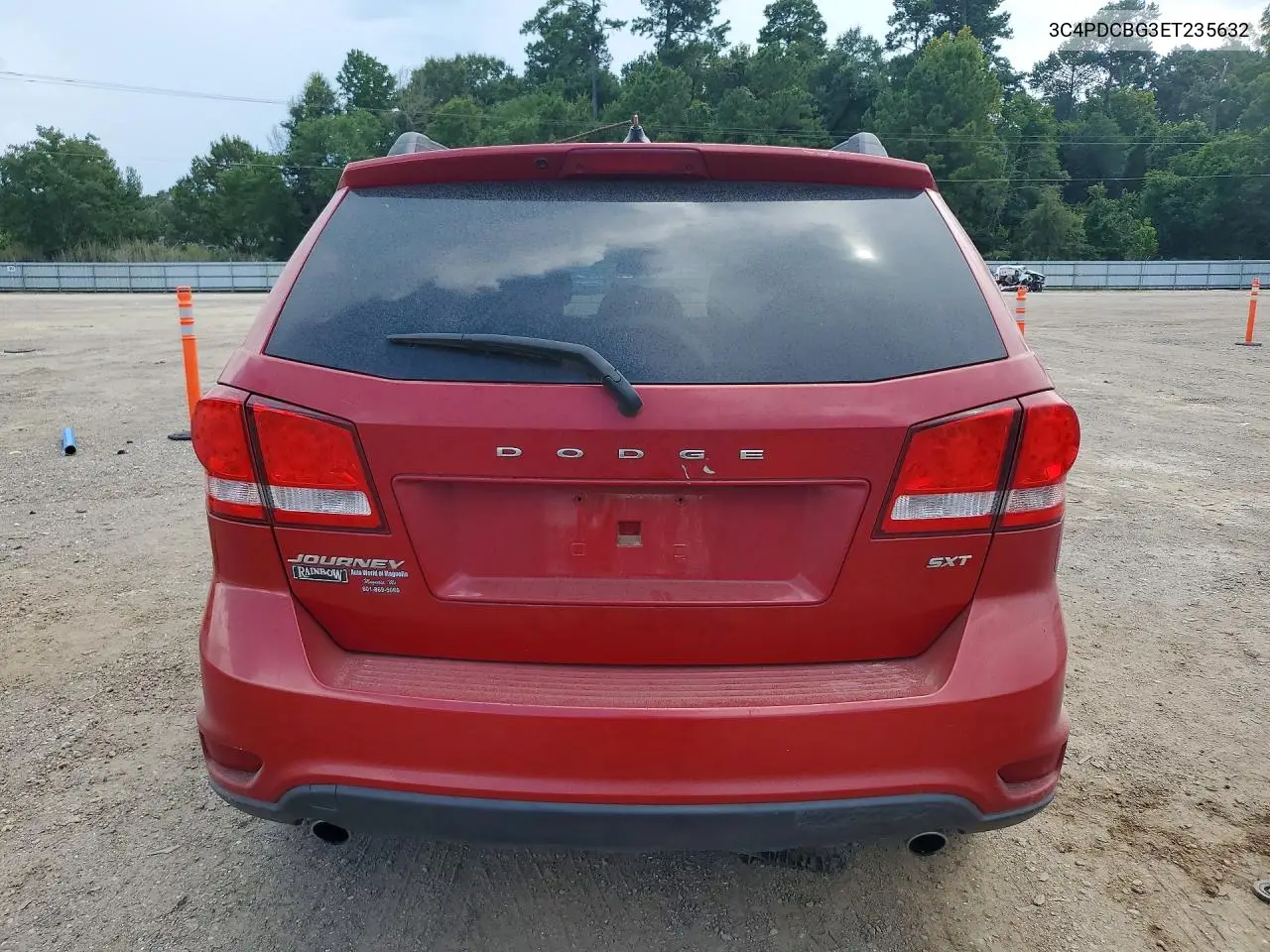 2014 Dodge Journey Sxt VIN: 3C4PDCBG3ET235632 Lot: 60279666
