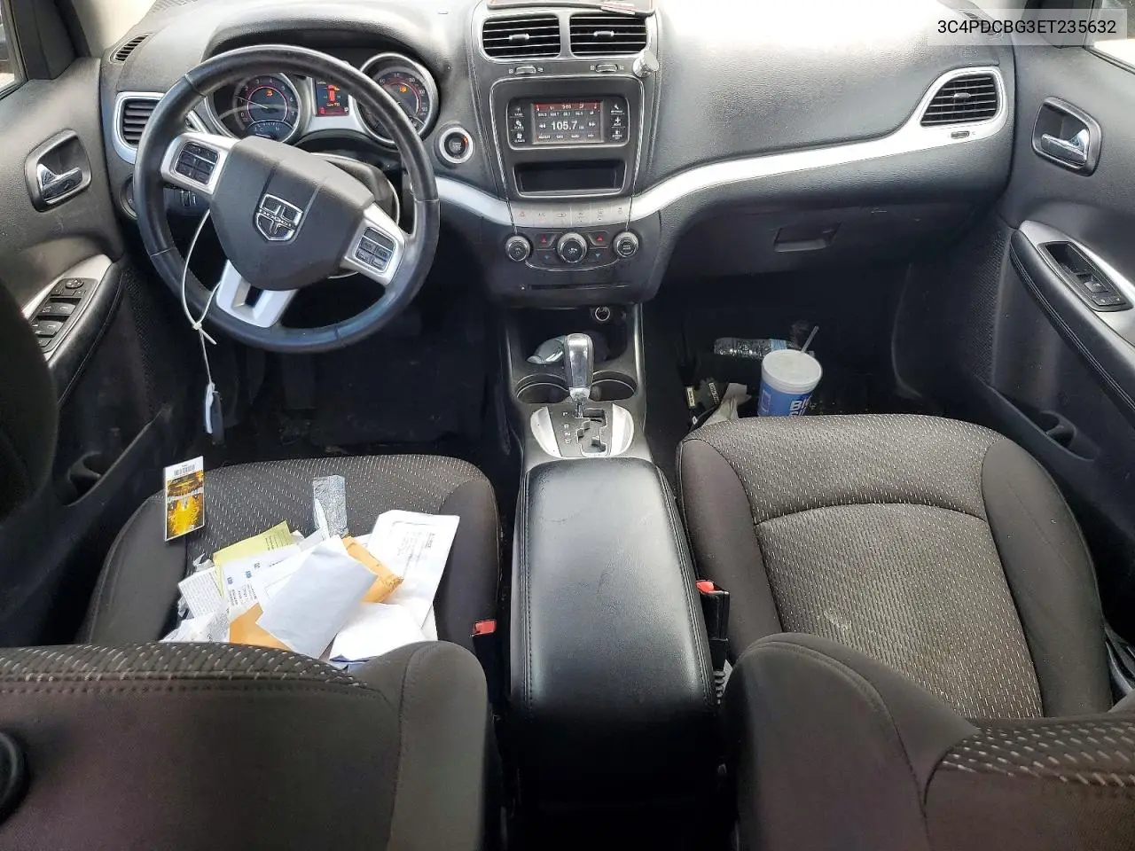 2014 Dodge Journey Sxt VIN: 3C4PDCBG3ET235632 Lot: 60279666